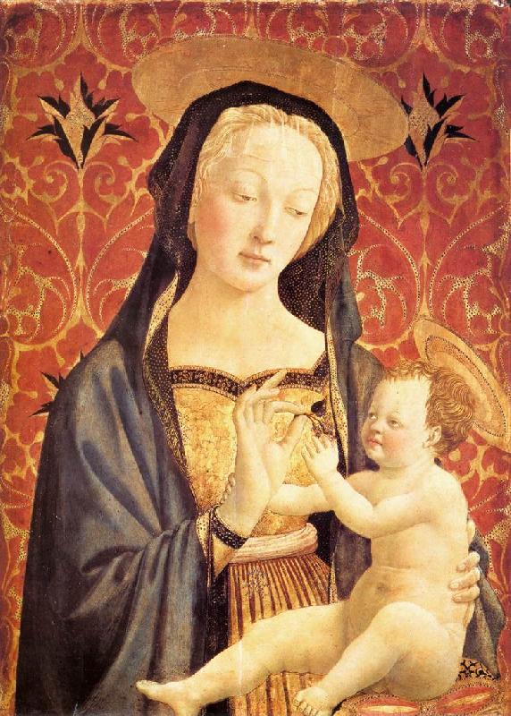 DOMENICO VENEZIANO Madonna and Child drre